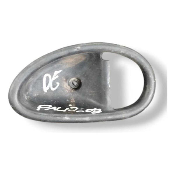 Moldura Maçaneta Interna Esquerda Fiat Palio 2013 2014 2015 Preto Dianteira