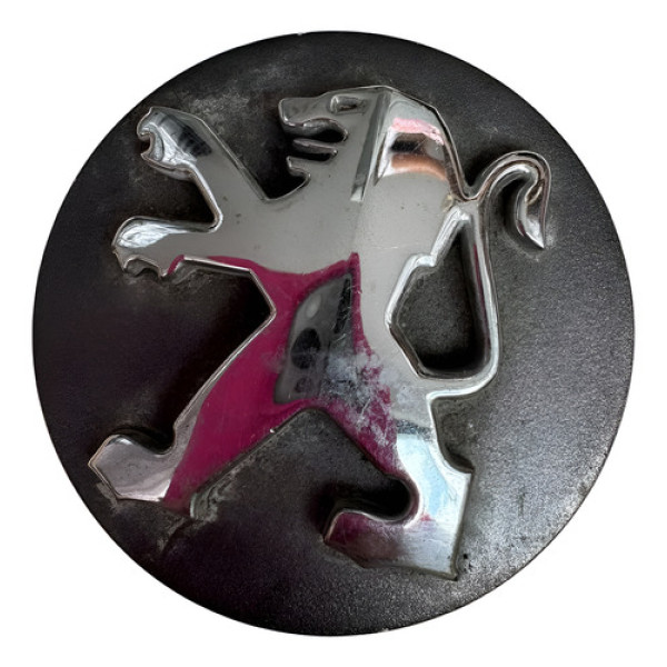 Calota Centro Miolo Roda Peugeot 206 207 307 308 1999 A 2010 Cinza