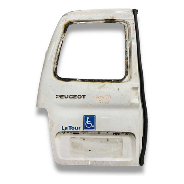 Porta Tras Esquerda C/detalhe S/vidro Peugeot Partner 2010