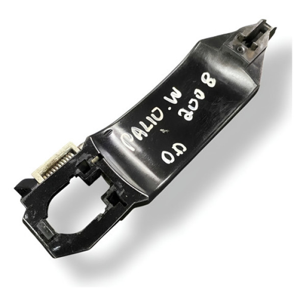 Suporte Maçaneta Dianteiro Direita Fiat Palio Weekend 2008 Prateado Dianteira