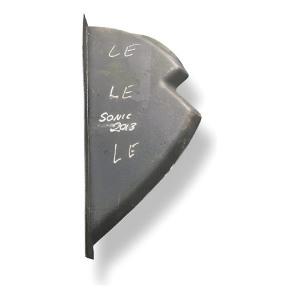 Acabamento Capa Painel Esquerda Chevrolet Sonic 13 96886252 Preto