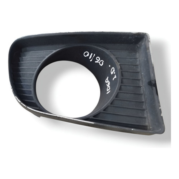 Moldura Grade Farol De Milha Lado Direito Fiat Idea 2005  Cinza Direito