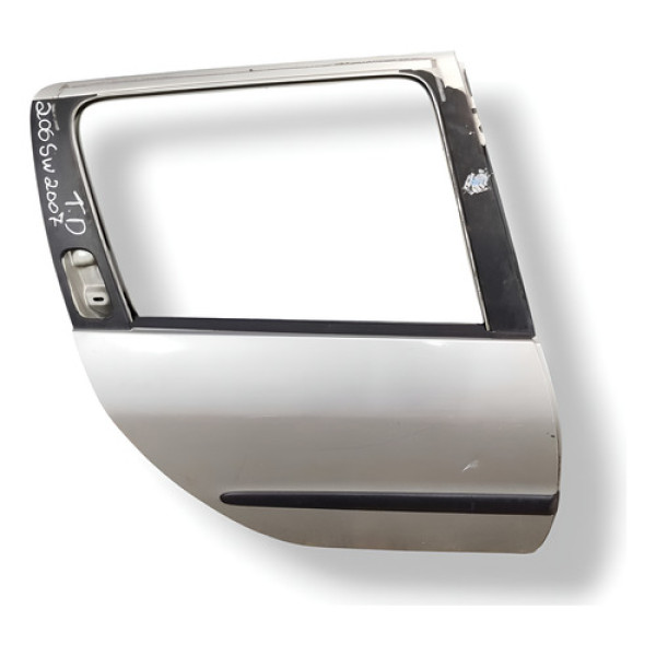 Porta Traseira Direita Peugeot 206 Sw 2007 2008 2009 2010 Cinza Traseira Dianteiro
