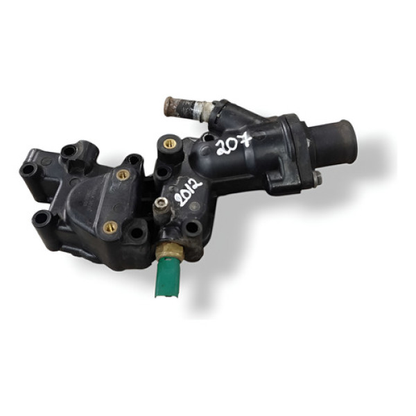 Carcaça Válvula Termostática Peugeot 207 1.4 2012 Ymax36y8