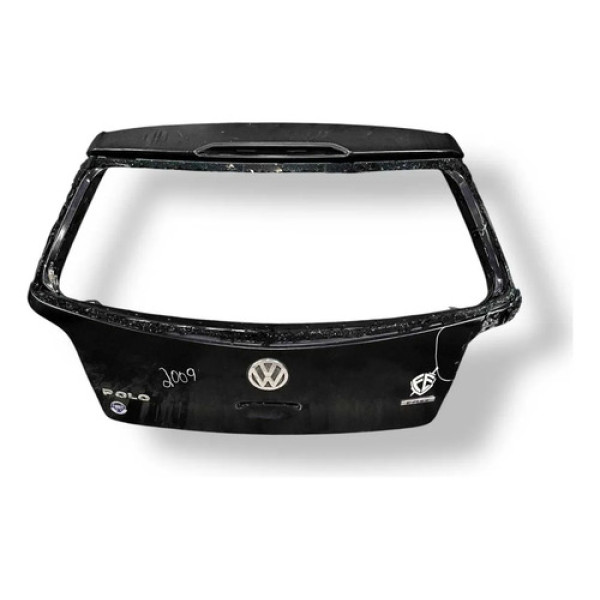 Tampa Traseira Porta Malas Volkswagen Polo 2008 2009 Detalhe Branco