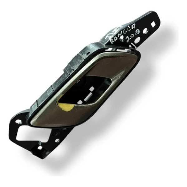 Maçaneta Interna Dianteiro Direito Ford Ranger 2018 2019 Branco Dianteira