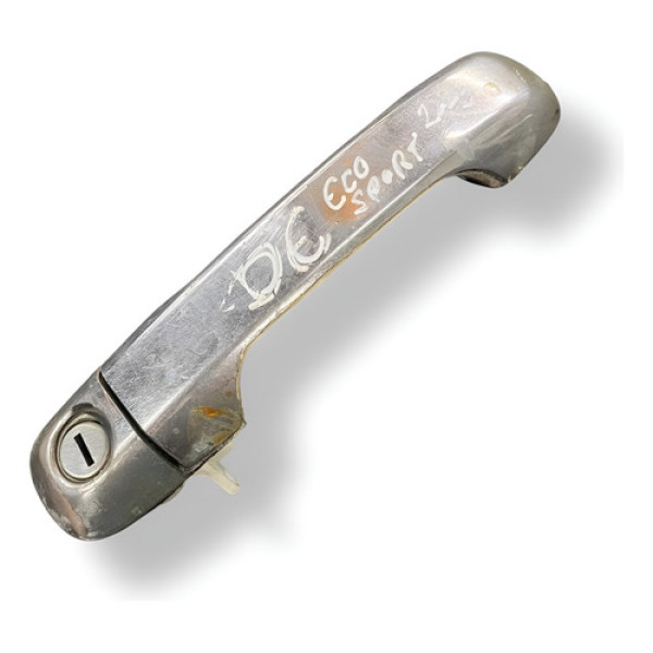 Maçaneta Externa Dianteira Esquerda Ford Ecosport 2009 Preto Dianteira