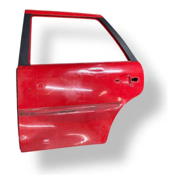 Porta Traseira Esquerda Vw Gol G4 - 2008 2009 A 2014 Detalhe Traseira Esquerda Vermelho