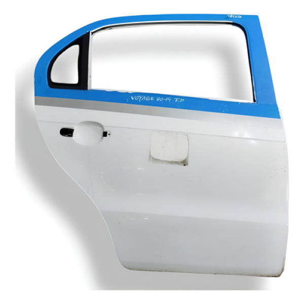 Porta Traseira Direita Volkswagen Voyage 1.6 2014 A 2016 Branco Direita Traseira
