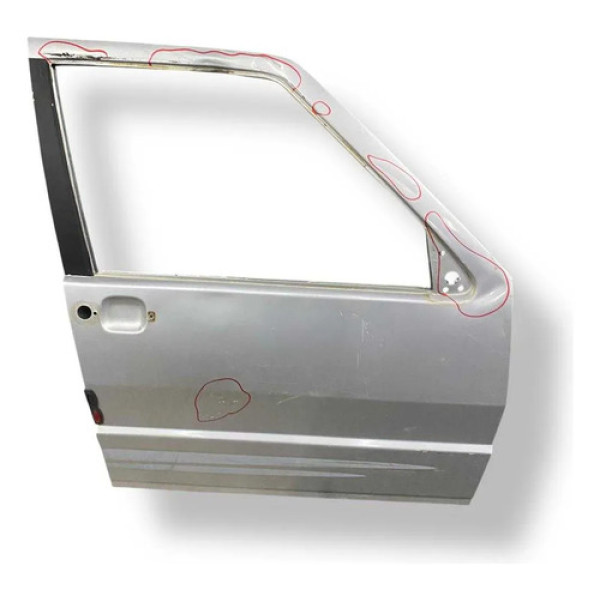 Porta Dianteira Direita Fiat Uno 4p 2005 2006 A 2011 Detalhe Dianteira Direita Branco