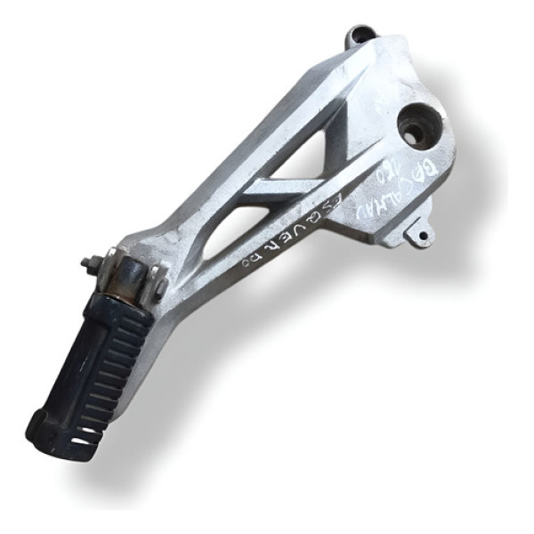 Pedaleira Bacalhau Esquerdo Honda Fan 160 2015 2016 2017 Cinza