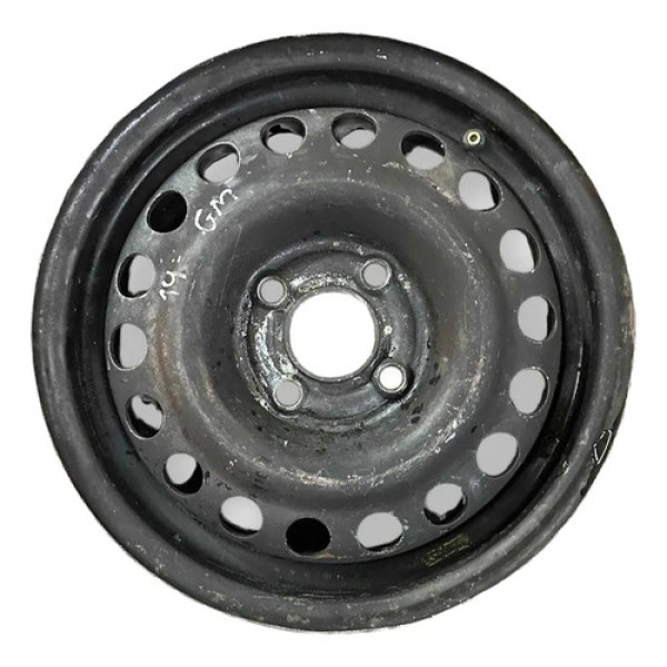 Roda Ferro Aro 14 Volkswagwen Voyage Saveiro Fox Preto
