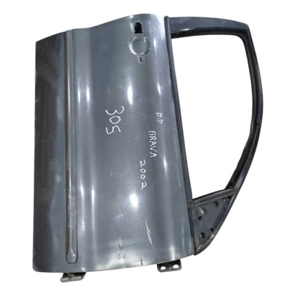 Porta Dianteira Direita Fiat Brava Marea 1999 2000 A 2002 Dianteira Direita Prateado