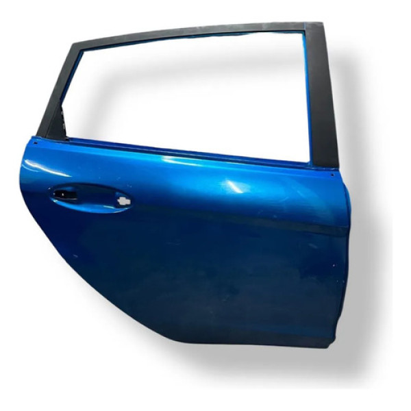 Porta Traseira Direira Ford New Fiesta 2010 2011 2012 2014 Traseira Direita Azul-turquesa