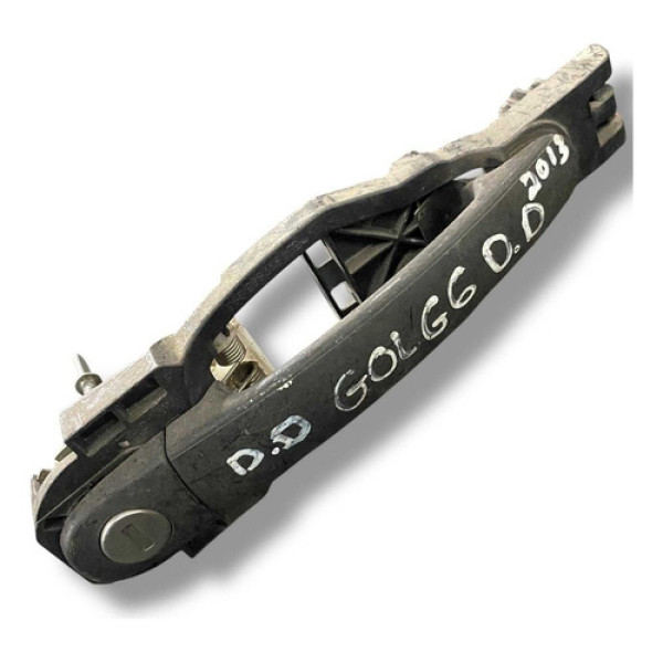 Maçaneta Externa Dianteira Direita Vw Gol G6 2013 5u4837885 Preto Dianteira
