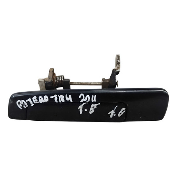Maçaneta Externa Porta Tras Esquerda Mitsubishi Pajero Tr4  Preto Traseira