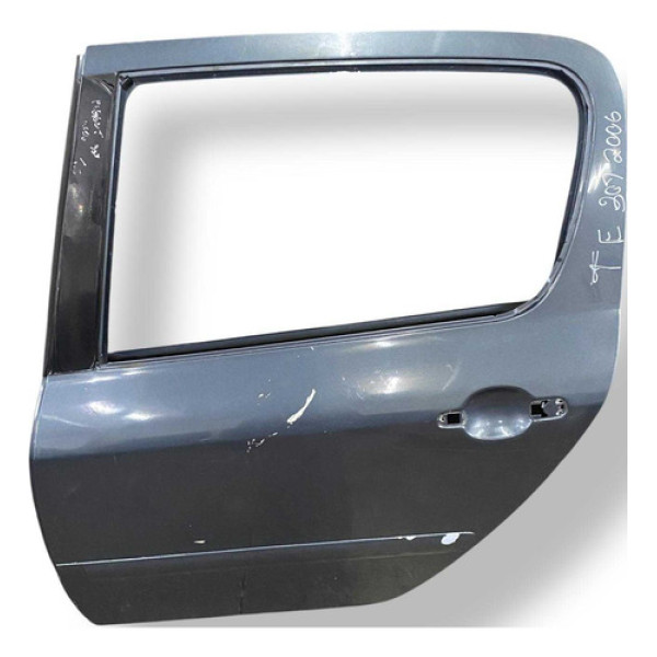 Porta Traseira Esquerda Peugeot 307 2006 2007 2008 2009 Traseira Esquerda Cinza