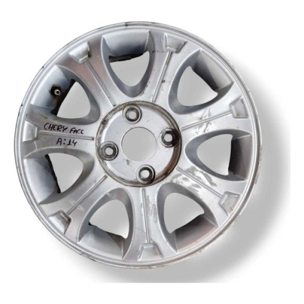 Roda Avulsa Ferro Aro 14 Chery Face Prateado
