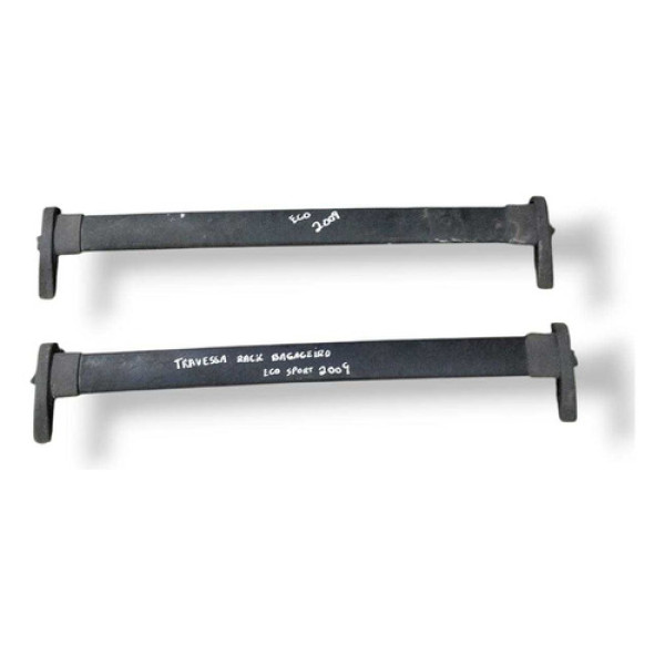 Par Travessa Rack Bagageiro Ecosport 2009 2010 2011 2012 13 Preto
