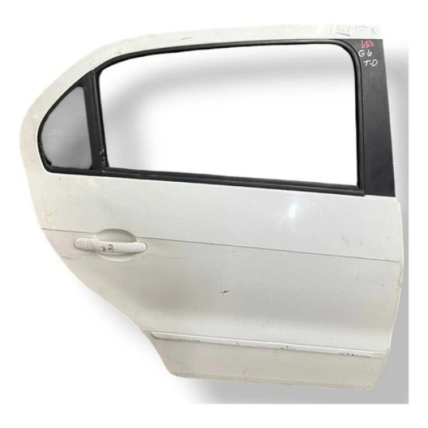 Porta Traseira Direita Volkswagen Gol G6 2012 2013 Traseira Direita Branco