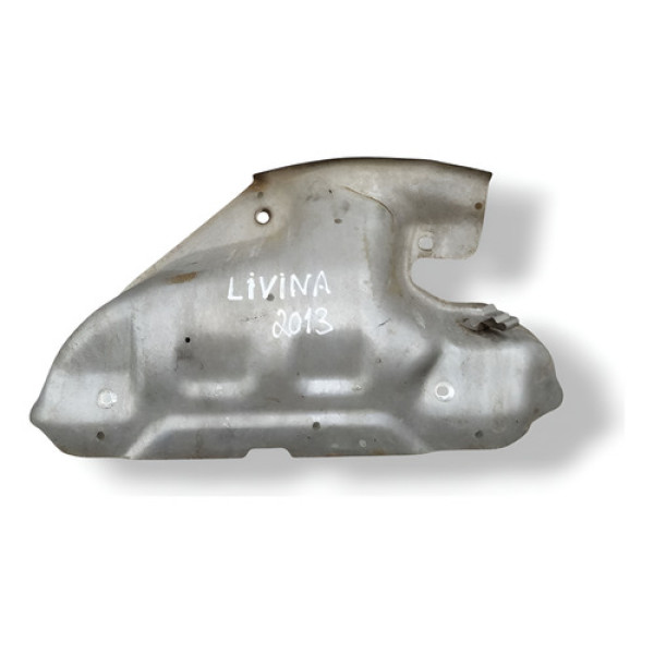 Protetor Calor Escapamento Nissan Livina 2009 2010 A 2013  Preto