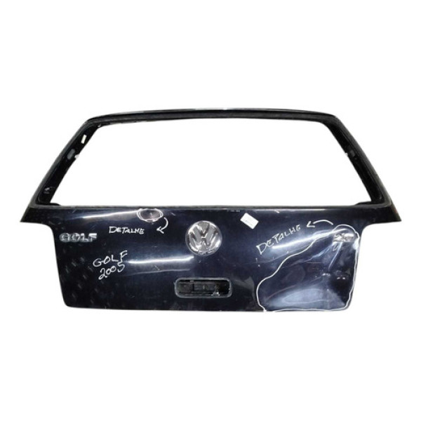 Tampa Traseira Sem Fechadura Volkswagen Golf 2005 Detalhe 