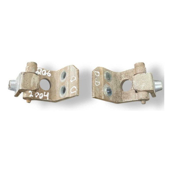 Par Dobradiças Porta Dianteira Direita Peugeot 206 2004 2005