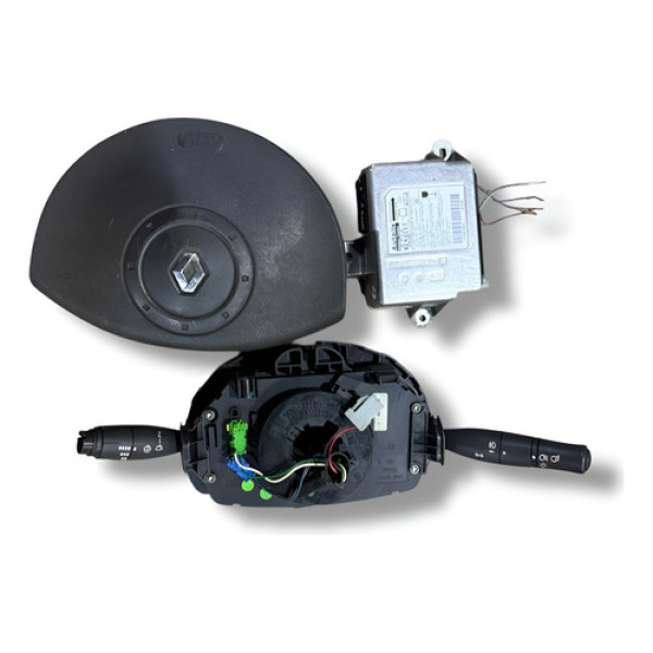 Kit Air Bag Renault Megane 2007 2008 2009 2010 2011 Preto