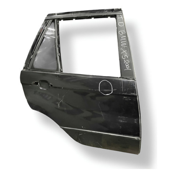 Porta Traseira Direita Bmw X5 2001 2002 2003 2004 Detalhe - Traseira - Direita - Preto