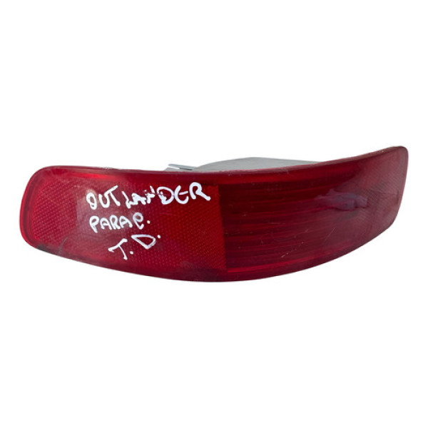 Lanterna Neblina Refletor Parachoque Tras Direito Outlander Vermelho Direito/passageiro