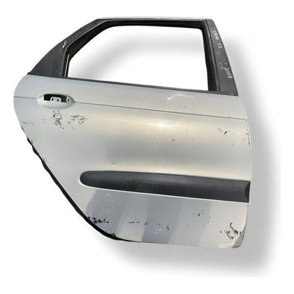 Porta Traseira Direita Renault Scenic 2002 2003 2004 2005 Direita Traseira Prateado