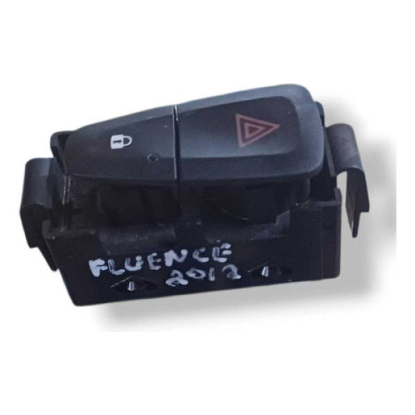Botão Alerta Trava Renault Fluence 2013 2014 2015 2016 2017 Preto