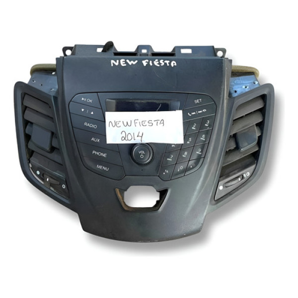 Radio Multimídia + Difusor Ar Ford New Fiesta D3bt18d815db Preto