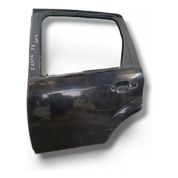 Porta Traseira Esquerda S/vidro Ford Fiesta 2013 Original