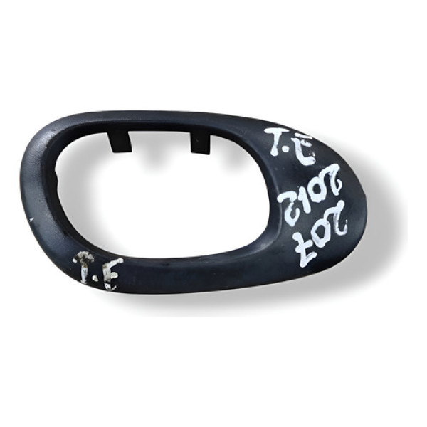 Moldura Maçaneta Interna Tras Esquerda 207 2012 9628405077 Preto Traseira