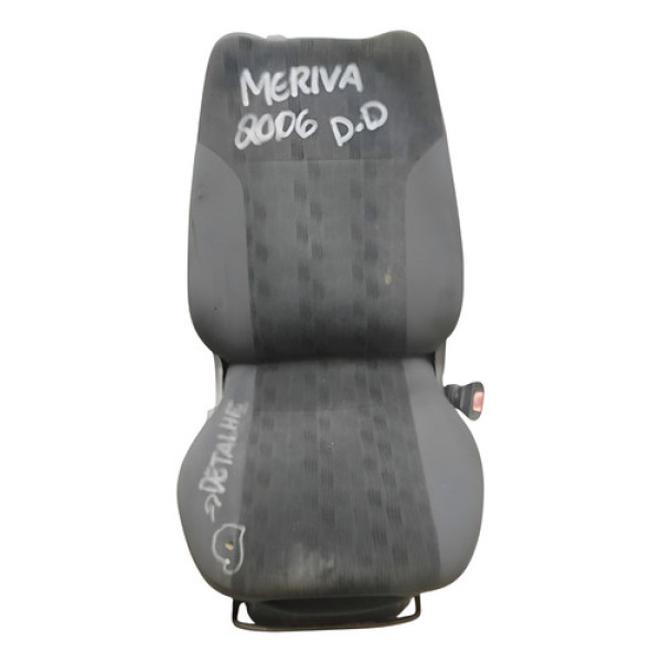 Banco Dianteiro Direito  Chevrolet Meriva 2006 2007 Detalhe Cinza