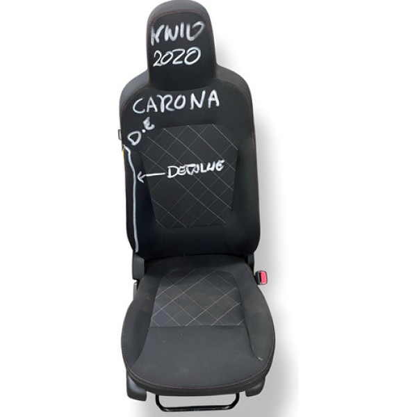 Banco Dianteiro Direito Renault Kwid 2019 2020 2021  Detalhe Preto