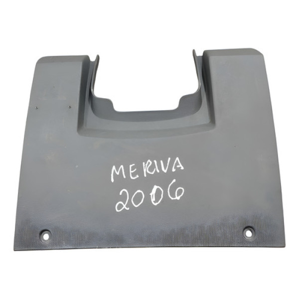 Acabamento Baixo Volante Painel Chevrolet Meriva 2006 2007 Lisa Cinza