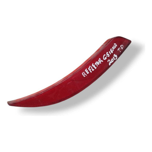 Refletor Parachoque Traseiro Direito Grand Siena 2013 2014 Vermelho