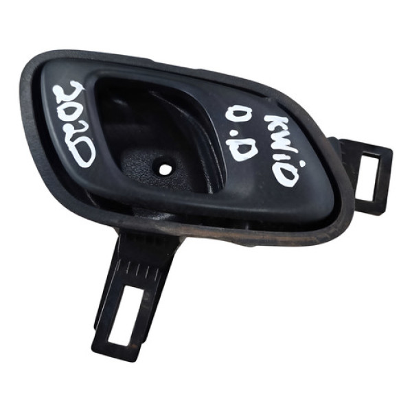 Maçaneta Interna Dianteira Direita Renault Kwid 1.0 2020  Preto Dianteira