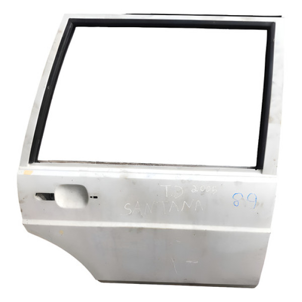 Porta Traseiro Direito Santana 2005 Prata Direito Traseira