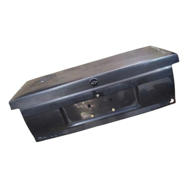 Tampa Traseira Porta Malas Chevrolet Ômega 1999 2000 Detalhe Cinza-escuro