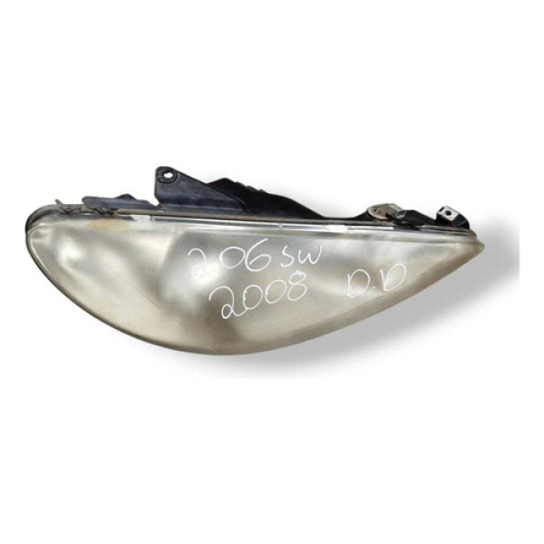 Farol Direito Peugeot 206 Sw 2005 2006 2007 A 2008 Direito/passageiro