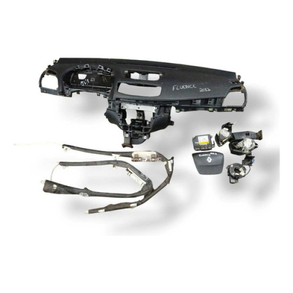 Kit Air Bag Renault Fluence 2013 2014 2015 2016 2017 2018 Preto
