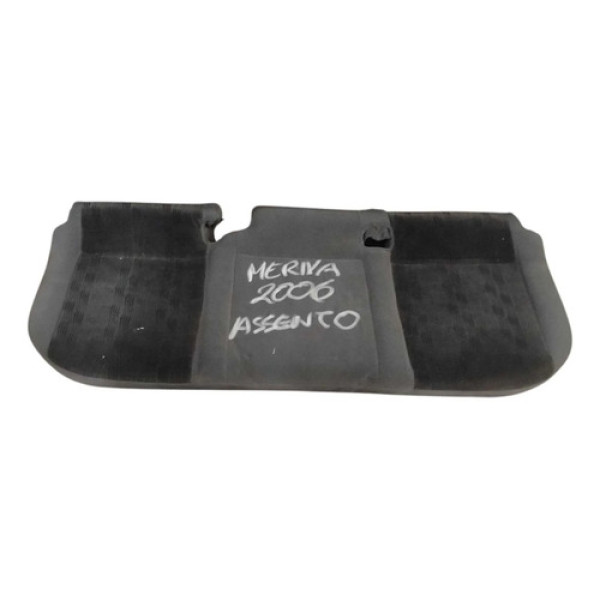 Assento Banco Traseiro Chevrolet Meriva 2007 2008 Detalhe Prateado