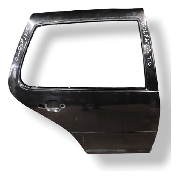 Porta Traseira Direita Volkswagen Golf 1.6 2003 2004 Preto Direita Traseira