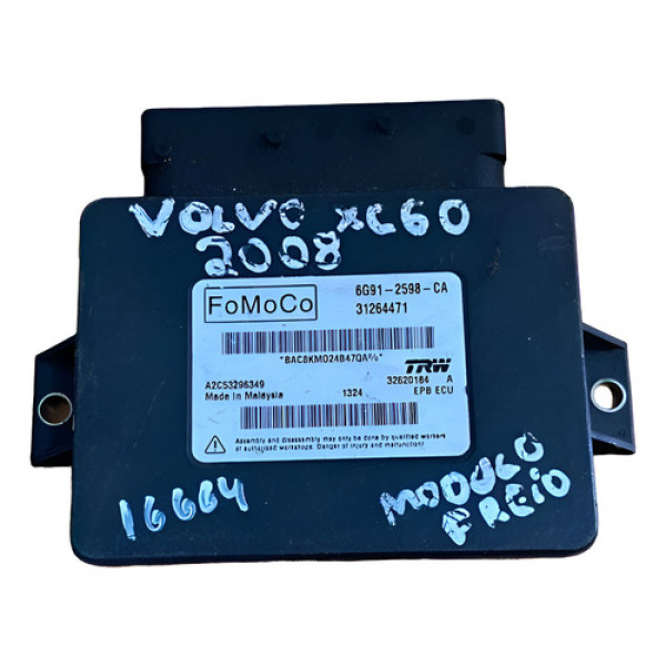 Módulo Estacionamento Xc60 6g912598ca Preto