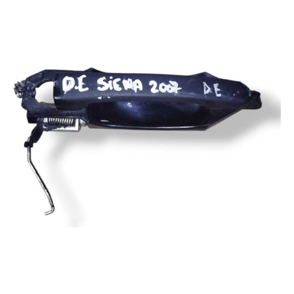 Maçaneta Externa Dianteira Esquerda Fiat Siena 2008 2009 Cinza