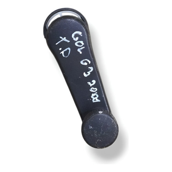 Manivela Vidro Traseiro Direita Volkswagen Gol G3 2000/2002 Preto