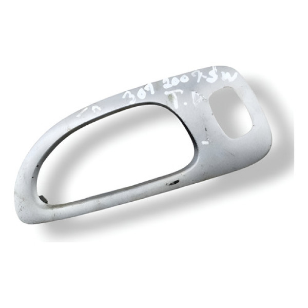 Moldura Macaneta Interna Peugeot 307 2007 Direito 9634774677 Preto Traseira